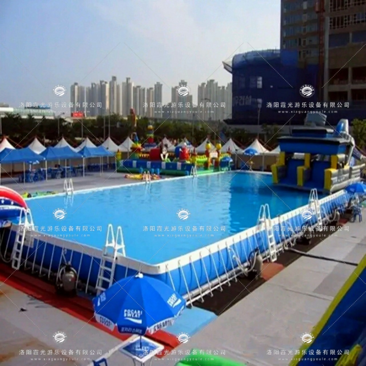 深圳支架泳池